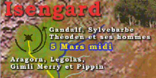 arrive de Gandalf et Thoden  Isengard