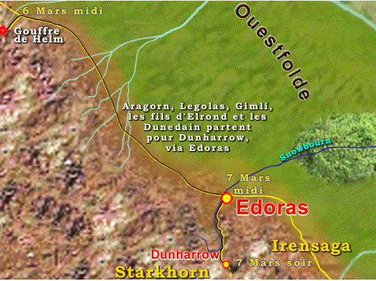 du Gouffre de Helm  Edoras, puis Dunharrow